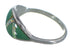 Turquoise And Opal Jewelry Sterling Silver Ring Size 5-1/4 AX52041